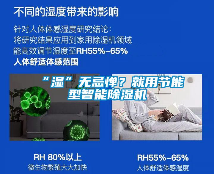 “濕”無忌憚？就用節能型智能除濕機