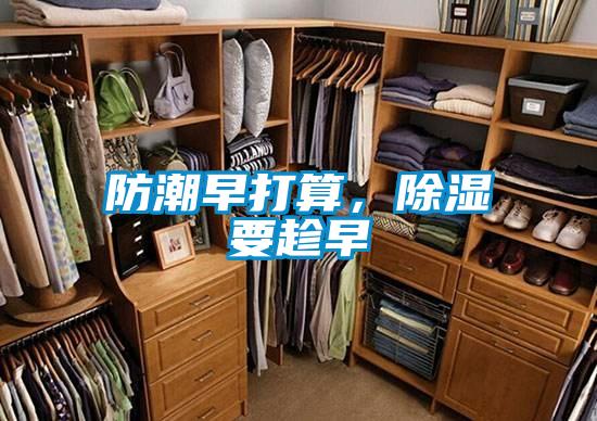 防潮早打算,除濕要趁早