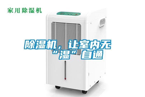 除濕機，讓室內無“濕”自通