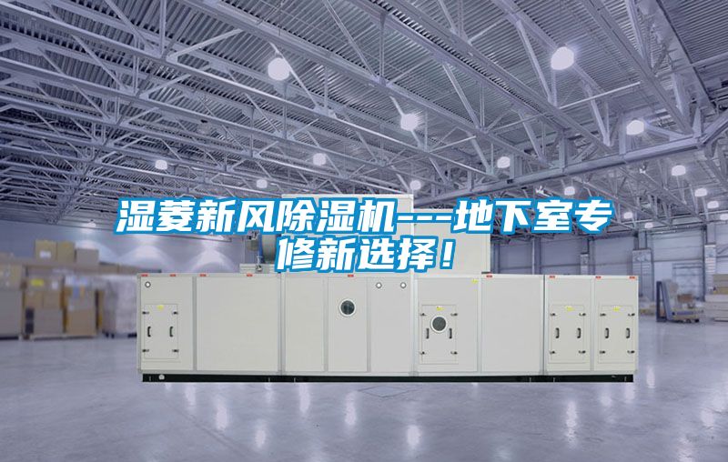 濕菱新風除濕機---地下室專修新選擇!