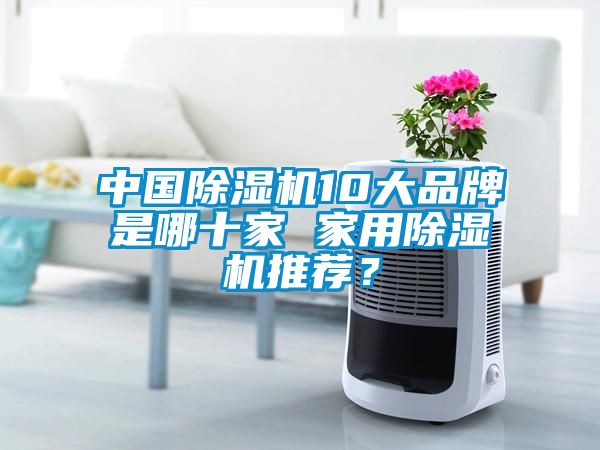 中國除濕機10大品牌是哪十家 家用除濕機推薦？