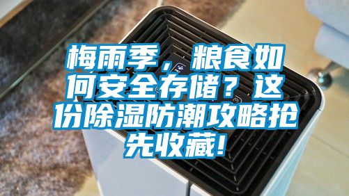 梅雨季，糧食如何安全存儲？這份除濕防潮攻略搶先收藏!